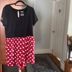 Minnie Mouse skort jumpsuit from Torrid.